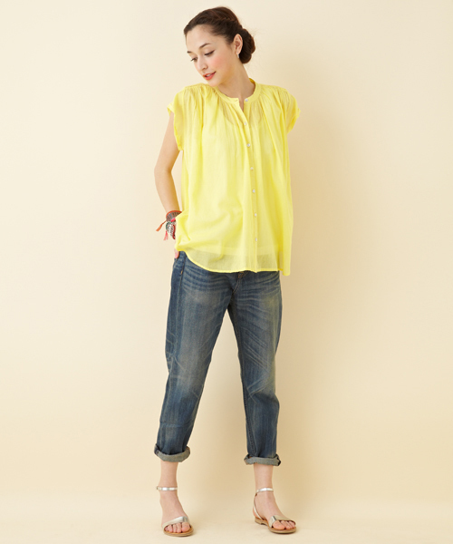 green label relaxing（グリーンレーベルリラクシング）の「GC B/F デニムパンツ（デニムパンツ・レディース・コバルトブルー/ネイビー/ライトブルー・36/38/40/34/42）」の5枚目の写真