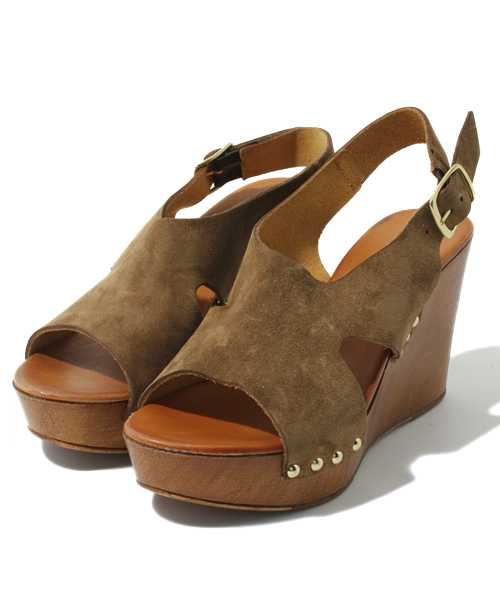 SHIPS for women（シップスフォーウィメン）の「ENESS:バック ストラップ サンダル◇（サンダル・レディース・ブラック/ベージュ・35/36/37/38）」の2枚目の写真