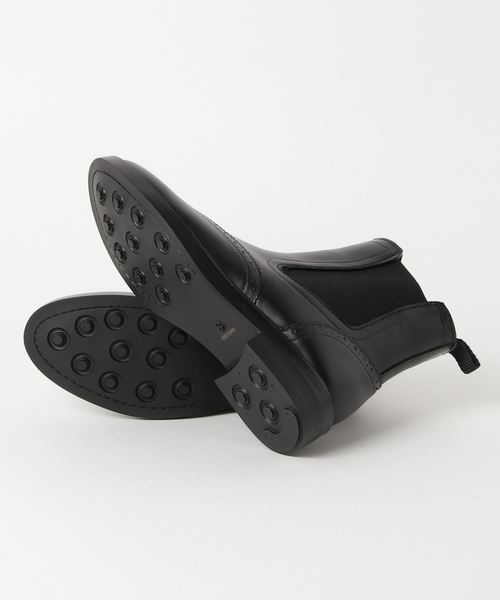 あしながおじさん（アシナガオジサン）の「〈あしながおじさん〉　サイドゴアレインブーツ　7301357（レインシューズ・レディース・ブラック/ダークブラウン・LL/S/M/L）」の10枚目の写真