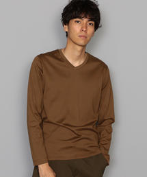 green label relaxing | CM オーガニック クリア Vネック LS カットソー ◆(Tシャツ/カットソー)