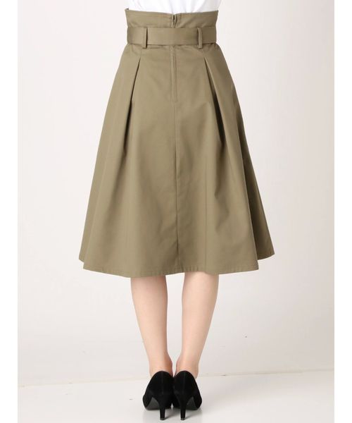 dazzlin（ダズリン）の「トレンチミモレスカート（スカート・レディース・ベージュ/ネイビー/カーキ/ブラウン・SMALL/MEDIUM）」の16枚目の写真