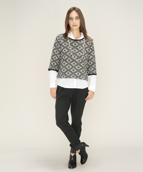 BEAMS LIGHTS Women's（ビームスライツ ウィメンズ）の「□BEAMS LIGHTS / ウォッシャブルサルエルパンツ（その他パンツ・レディース・グレー/チャコールグレー・36/38/40）」の2枚目の写真