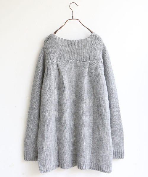 osharewalker(オシャレウォーカー)の「『ゆるふわVネックニット』(ニット/セーター・レディース・ネイビー/グレー/ボルドー/ブラック/ベージュ系その他・1/2)」の17枚目の写真