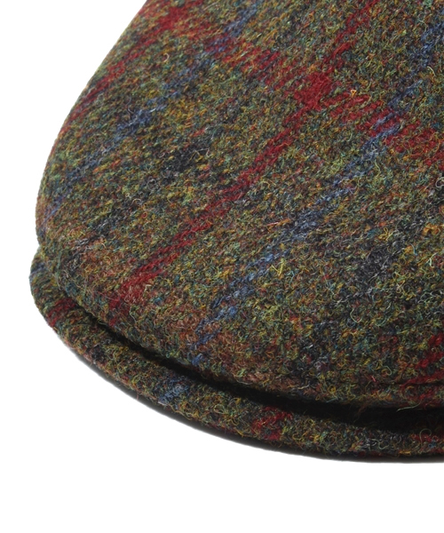 J.PRESS（ジェイプレス）の「ハリス耳あてボア（ハンチング/ベレー帽・メンズ・グリーン系4・F）」の4枚目の写真