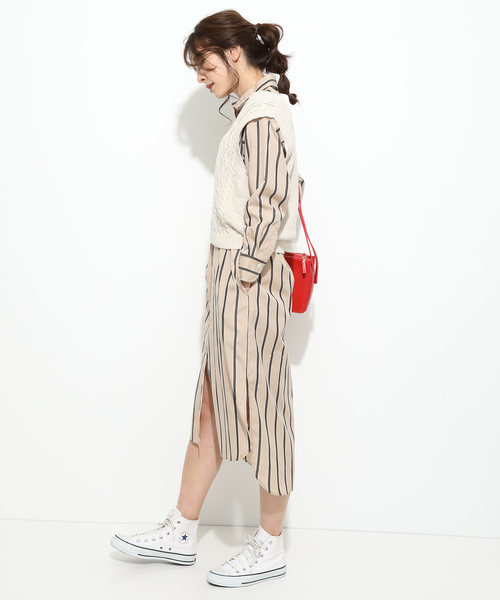 鎌倉シャツ Vis ロングシャツワンピース ワンピース Makers Kamakura メーカーズシャツカマクラ のファッション Shirt ワンピース Shirt Makers セール