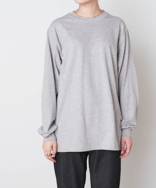 GILDAN（ギルダン）の「【GILDAN ギルダン】 ビッグシルエットクルーネックロンT（Tシャツ/カットソー・レディース・グリーン系その他/ホワイト/グレー/チャコール/ゴールド/ネイビー/オリーブ/ブラック/パープル/ナチュラル/マルーン/オレンジ系その他/サンドベージュ/オレンジ・M/XL/L/S）」の19枚目の写真