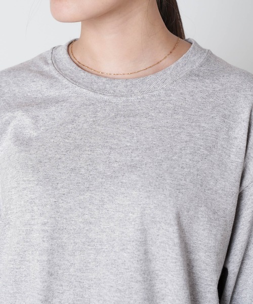 GILDAN（ギルダン）の「【GILDAN ギルダン】 ビッグシルエットクルーネックロンT（Tシャツ/カットソー・レディース・グリーン系その他/ホワイト/グレー/チャコール/ゴールド/ネイビー/オリーブ/ブラック/パープル/ナチュラル/マルーン/オレンジ系その他/サンドベージュ/オレンジ・M/XL/L/S）」の22枚目の写真