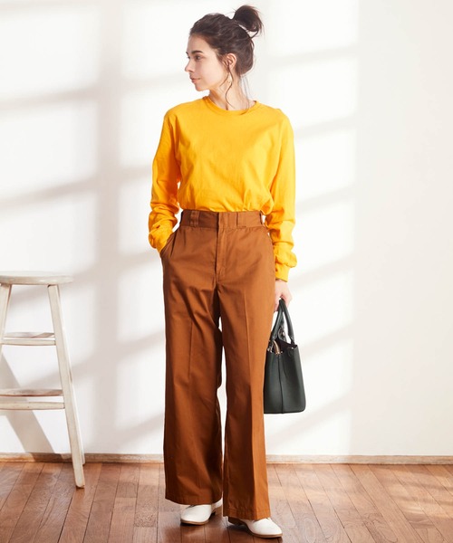 GILDAN（ギルダン）の「【GILDAN ギルダン】 ビッグシルエットクルーネックロンT（Tシャツ/カットソー・レディース・グリーン系その他/ホワイト/グレー/チャコール/ゴールド/ネイビー/オリーブ/ブラック/パープル/ナチュラル/マルーン/オレンジ系その他/サンドベージュ/オレンジ・M/XL/L/S）」の18枚目の写真