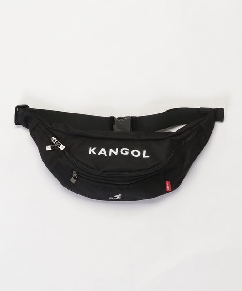 KANGOL(カンゴール)の「【KANGOL/カンゴール】 ウエストバッグ(ボディバッグ/ウエストポーチ・メンズ・ブラック/グレー/ラベンダー/ブラック×ホワイト/ベージュ・FREE)」の9枚目の写真