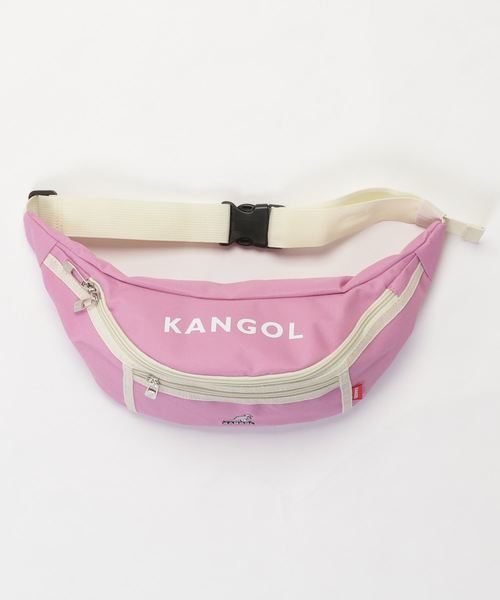 KANGOL(カンゴール)の「【KANGOL/カンゴール】 ウエストバッグ(ボディバッグ/ウエストポーチ・メンズ・ブラック/グレー/ラベンダー/ブラック×ホワイト/ベージュ・FREE)」の8枚目の写真