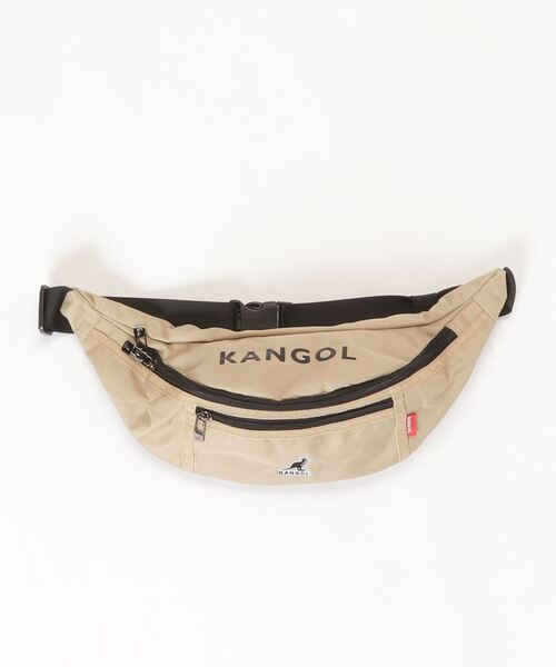 KANGOL(カンゴール)の「【KANGOL/カンゴール】 ウエストバッグ(ボディバッグ/ウエストポーチ・メンズ・ブラック/グレー/ラベンダー/ブラック×ホワイト/ベージュ・FREE)」の10枚目の写真