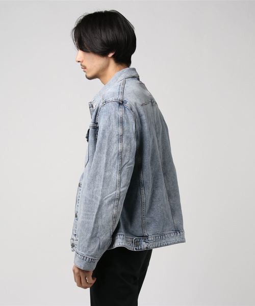 Levi's(リーバイス)の「【LEVI'S】 LEJ TRUCKER JKT(デニムジャケット・メンズ・ワンウォッシュ/ブルー系その他・SMALL/MEDIUM/LARGE)」の3枚目の写真