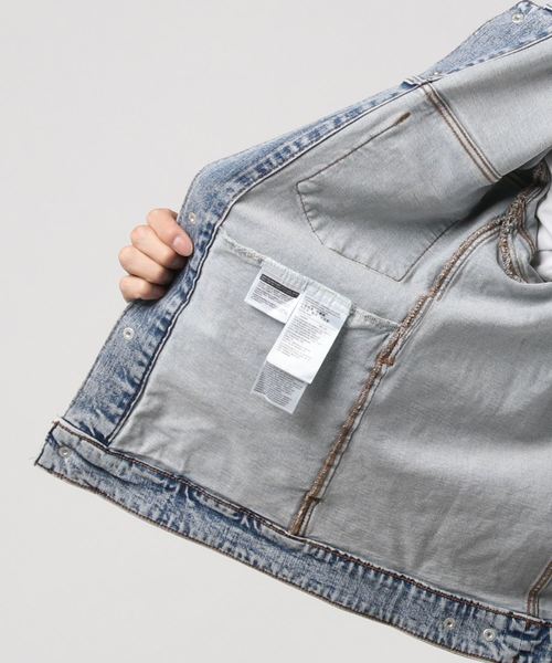 Levi's(リーバイス)の「【LEVI'S】 LEJ TRUCKER JKT(デニムジャケット・メンズ・ワンウォッシュ/ブルー系その他・SMALL/MEDIUM/LARGE)」の5枚目の写真