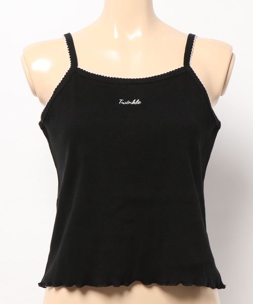 apres jour（アプレジュール）の「テレコロゴ刺繍キャミソール【ZOZOTOWN限定アイテム】（タンクトップ・レディース・ブルー/ラベンダー/その他/ブラック/オフホワイト/ベージュ/ブルー系その他・フリー）」の18枚目の写真