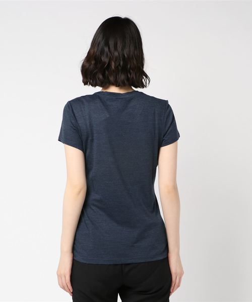 SN super.natural（スーパーナチュラル）の「エスエヌスーパーナチュラル W ESSENTIAL I.D. TEE（Tシャツ/カットソー・レディース・ネイビー/グレー/ブラウン・M/SS/S/L）」の4枚目の写真