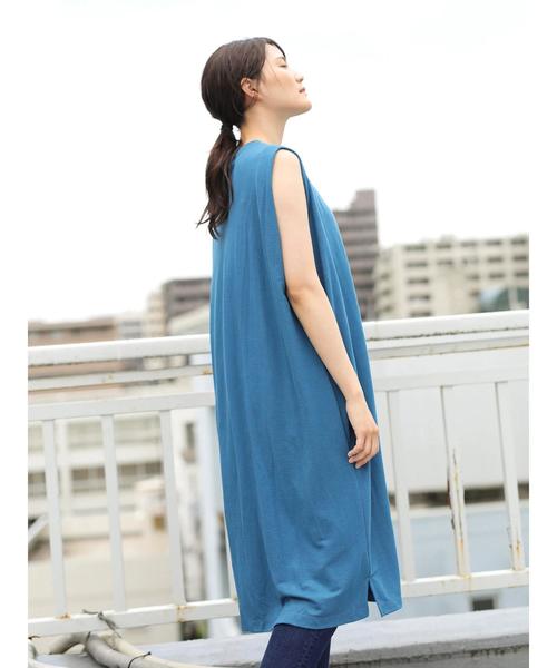 AMERICAN HOLIC(アメリカンホリック)の「・バックボリュームノースリワンピース(ワンピース・レディース・ブラック/ブルーグリーン/ダークベージュ・FREE)」の18枚目の写真