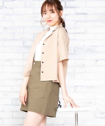 WEGO/デイリー起毛ツイルタイトミニスカート