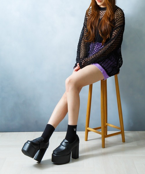 attagirl（アタガール）の「厚底バルキーローファー（ローファー・レディース・ブラック系その他/ブラック/ホワイト/パイソン/アイボリー/ブラック系その他2・LL/S/M/L）」の12枚目の写真