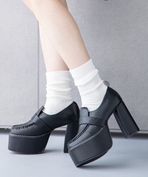 attagirl（アタガール）の「厚底バルキーローファー（ローファー・レディース・ブラック系その他/ブラック/ホワイト/パイソン/アイボリー/ブラック系その他2・LL/S/M/L）」の17枚目の写真