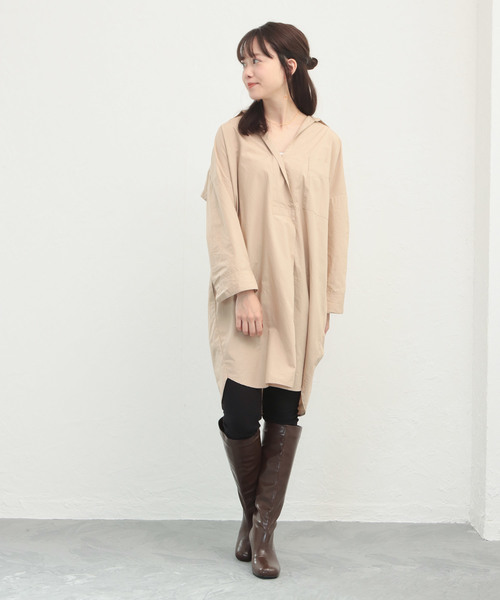 SESTO（セスト）の「スクエアトゥチャンキーヒールロングブーツ（ブーツ・レディース・ブラック/ダークブラウン/キャメル・S/LL/M/L/3L）」の8枚目の写真