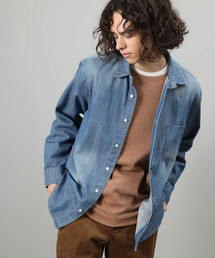 JUNRED | コンフォートウォッシュデニムシャツ(シャツ/ブラウス)