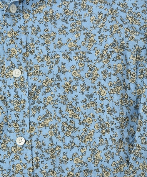 SHIPS JET BLUE（シップスジェットブルー）の「★★JB: フラワー リネン 7スリーブシャツ■（シャツ/ブラウス・メンズ・ライトブルー/オフホワイト/ネイビー・LARGE/MEDIUM/SMALL）」の8枚目の写真