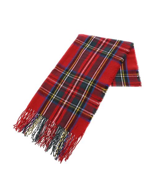 AMERICAN HOLIC（アメリカンホリック）の「チェックストール　＊（ストール/ショール・レディース・ブラック/ベージュ/グレー/レッド・FREE）」の8枚目の写真