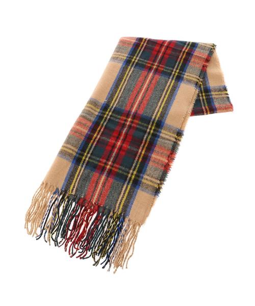 AMERICAN HOLIC（アメリカンホリック）の「チェックストール　＊（ストール/ショール・レディース・ブラック/ベージュ/グレー/レッド・FREE）」の7枚目の写真