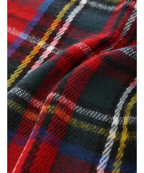 AMERICAN HOLIC（アメリカンホリック）の「チェックストール　＊（ストール/ショール・レディース・ブラック/ベージュ/グレー/レッド・FREE）」の5枚目の写真