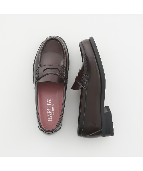 HARUTA（ハルタ）の「HARUTA　ハルタ　カップインソールコインローファー　#45050 3E（ローファー・レディース・ブラック/ブラウン系その他・24.5cm/25.5cm/23.0cm/24.0cm/25.0cm/23.5cm/22.5cm）」の9枚目の写真