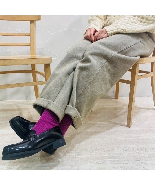 HARUTA（ハルタ）の「HARUTA　ハルタ　カップインソールコインローファー　#45050 3E（ローファー・レディース・ブラック/ブラウン系その他・24.5cm/25.5cm/23.0cm/24.0cm/25.0cm/23.5cm/22.5cm）」の12枚目の写真