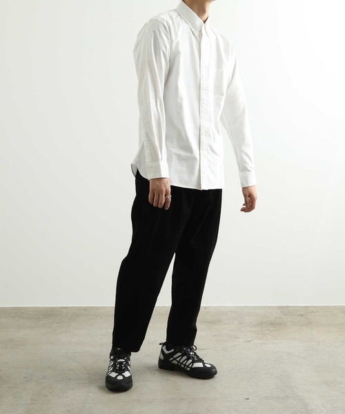 ADAM ET ROPE'（アダムエロペ）の「コーデュロイ ワイドテーパード クロップドパンツ（その他パンツ・メンズ・ダークブラウン/ベージュ/ブラック・S/M/L）」の8枚目の写真