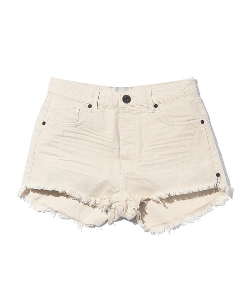 One Tea spoon（ワンティースプーン）の「ONETEASPOON OUTLAWS MID LENGTH DENIM SHORT22634 (ワンティースプーン アウトローズ ミッドレングス デニムショーツ)（デニムパンツ・レディース・アイボリー・26/24）」の12枚目の写真
