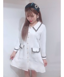 Swankiss�i�X�����L�X�j�́uSK tweed collar O/P�i�����s�[�X�j�v