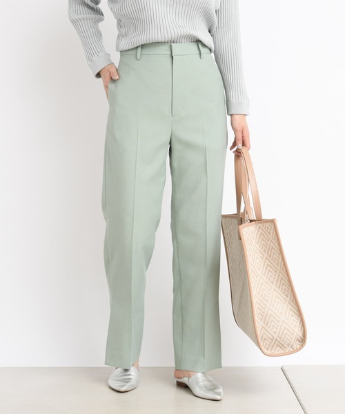 DouDou（ドゥドゥ）の「サイドスリットパンツ（その他パンツ・レディース・ベージュ/ピンク/グリーン・38/36）」の3枚目の写真