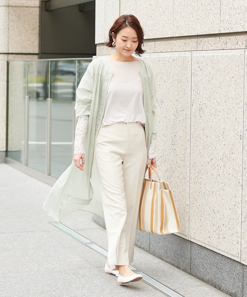 DouDou（ドゥドゥ）の「サイドスリットパンツ（その他パンツ・レディース・ベージュ/ピンク/グリーン・38/36）」の20枚目の写真