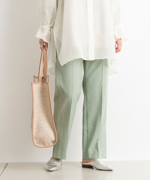 DouDou（ドゥドゥ）の「サイドスリットパンツ（その他パンツ・レディース・ベージュ/ピンク/グリーン・38/36）」の18枚目の写真