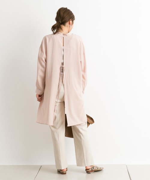 DouDou（ドゥドゥ）の「サイドスリットパンツ（その他パンツ・レディース・ベージュ/ピンク/グリーン・38/36）」の11枚目の写真