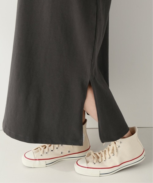 B.C STOCK（ベーセーストック）の「Bio天竺マキシワンピース（ワンピース・レディース・グリーン/ブラック系その他/ベージュ・FREE）」の14枚目の写真