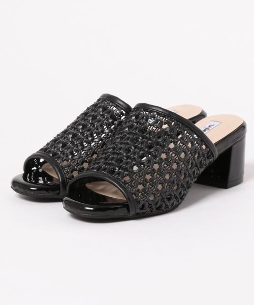 attagirl（アタガール）の「編み込みデザイン ミュール サンダル（サンダル・レディース・アイボリー/マスタード/ブラック・L/LL/M/S）」の13枚目の写真