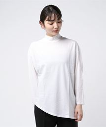 【M/M ATTACHMENT(エムエムアタッチメント)】40/1フレスカハイゲージ天竺モックネックロングスリーブ