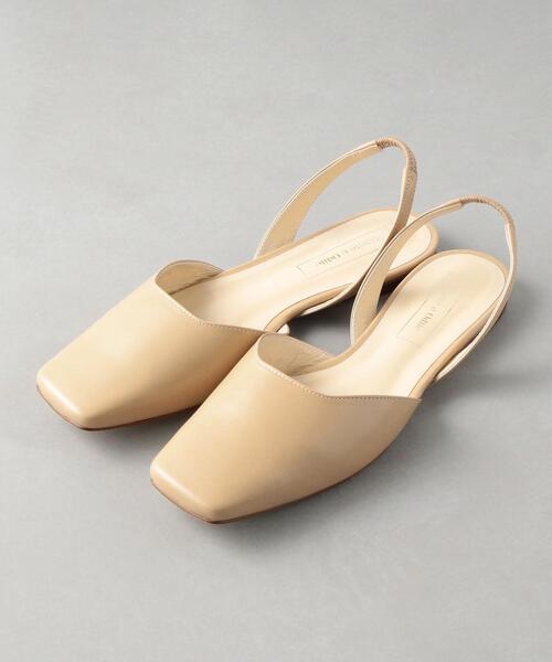 ODETTE E ODILE（オデットエオディール）の「OID スクエアバックベルト FLT10↓↑（パンプス・レディース・ブラック/ベージュ/ホワイト/ダークブラウン/コバルトブルー・22.5cm/23.5cm/24cm/24.5cm/23cm/21.5cm/22cm/25cm）」の4枚目の写真