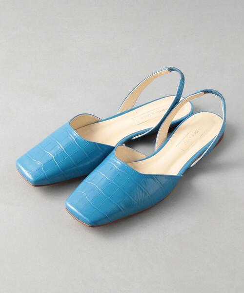 ODETTE E ODILE（オデットエオディール）の「OID スクエアバックベルト FLT10↓↑（パンプス・レディース・ブラック/ベージュ/ホワイト/ダークブラウン/コバルトブルー・22.5cm/23.5cm/24cm/24.5cm/23cm/21.5cm/22cm/25cm）」の5枚目の写真