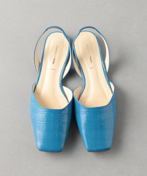 ODETTE E ODILE（オデットエオディール）の「OID スクエアバックベルト FLT10↓↑（パンプス・レディース・ブラック/ベージュ/ホワイト/ダークブラウン/コバルトブルー・22.5cm/23.5cm/24cm/24.5cm/23cm/21.5cm/22cm/25cm）」の8枚目の写真