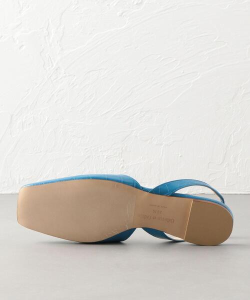 ODETTE E ODILE（オデットエオディール）の「OID スクエアバックベルト FLT10↓↑（パンプス・レディース・ブラック/ベージュ/ホワイト/ダークブラウン/コバルトブルー・22.5cm/23.5cm/24cm/24.5cm/23cm/21.5cm/22cm/25cm）」の9枚目の写真