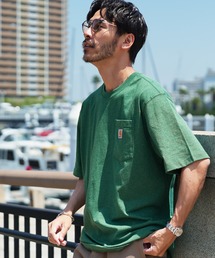 Carhartt（カーハート）の「carhartt(カーハート) ビッグシルエット ポケット半袖 胸ロゴ ワッペン Tシャツ Workwear Pocket 1/2 Sleeve T-Shirts（Tシャツ/カットソー）」