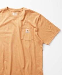 carhartt(カーハート) ビッグシルエット ポケット半袖 胸ロゴ ワッペン Tシャツ Workwear Pocket 1/2 Sleeve T-Shirts