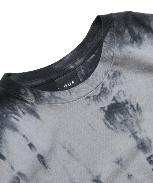 HUF（ハフ）の「HUF/ハフ OVERGROWN TT S/S TEE タイダイ柄半袖Tシャツ（Tシャツ/カットソー・メンズ・ブラック/ホワイト・XL/M/L）」の13枚目の写真