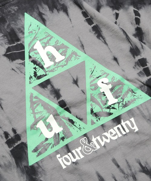 HUF（ハフ）の「HUF/ハフ OVERGROWN TT S/S TEE タイダイ柄半袖Tシャツ（Tシャツ/カットソー・メンズ・ブラック/ホワイト・XL/M/L）」の22枚目の写真