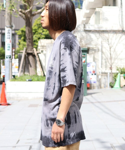 HUF SURESHOT TIEDYE T-SHIRT タイダイ半袖Tシャツ HUF（ハフ）の「TIE DYE BOX LOGO POCKET TEE / HUF ポケットT
